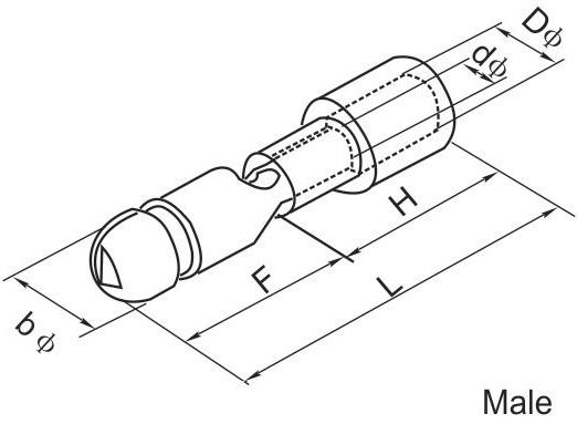 Insulated Bullet Disconnectors