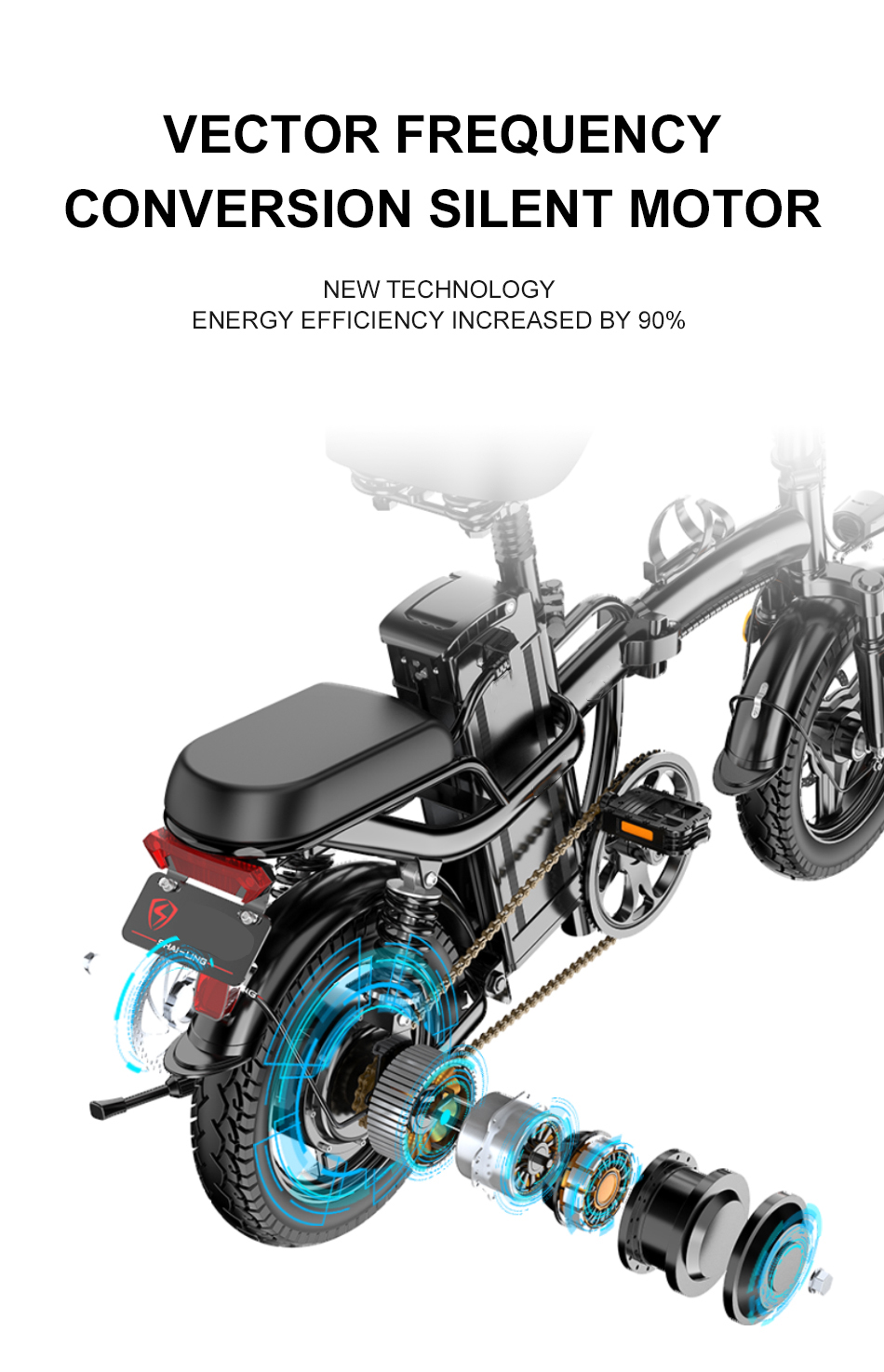 2 wheel foldable ebike