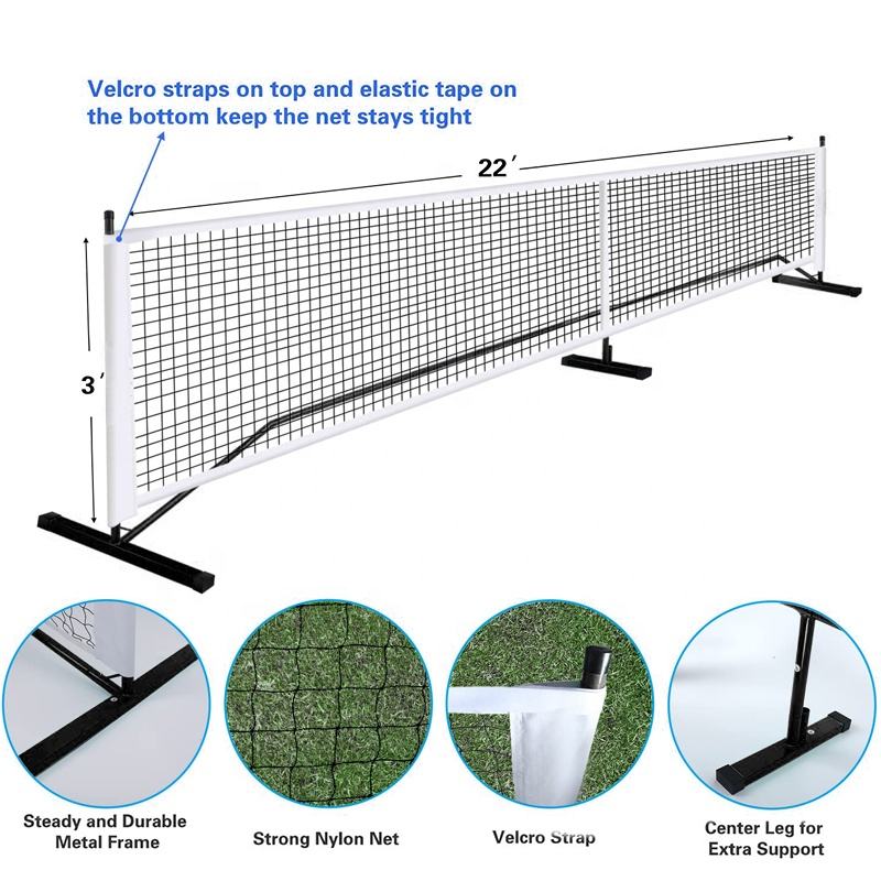 Eswing best portable pickleball net,portable tennis net for sale