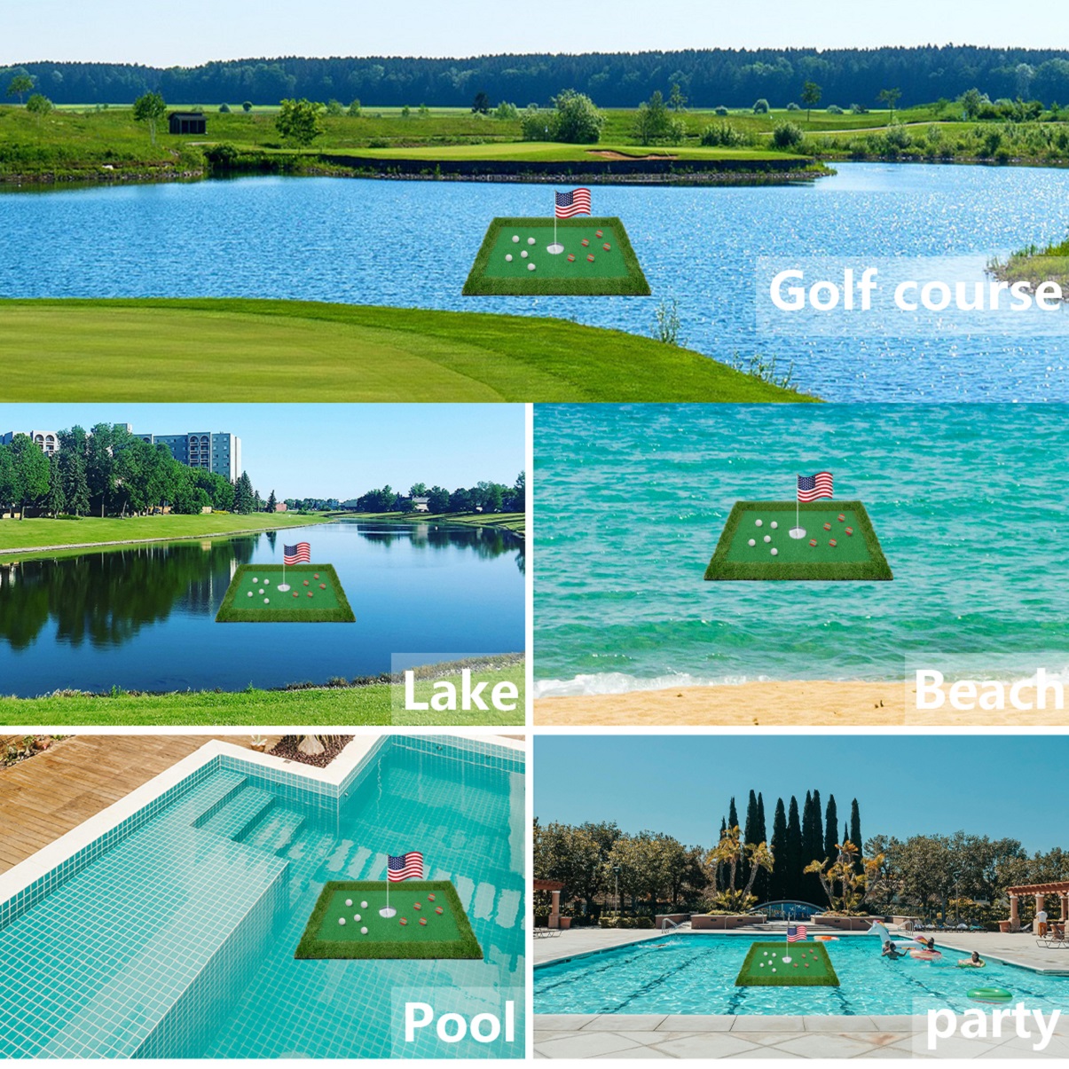 Eswing perfect putting mat, golf putting aids