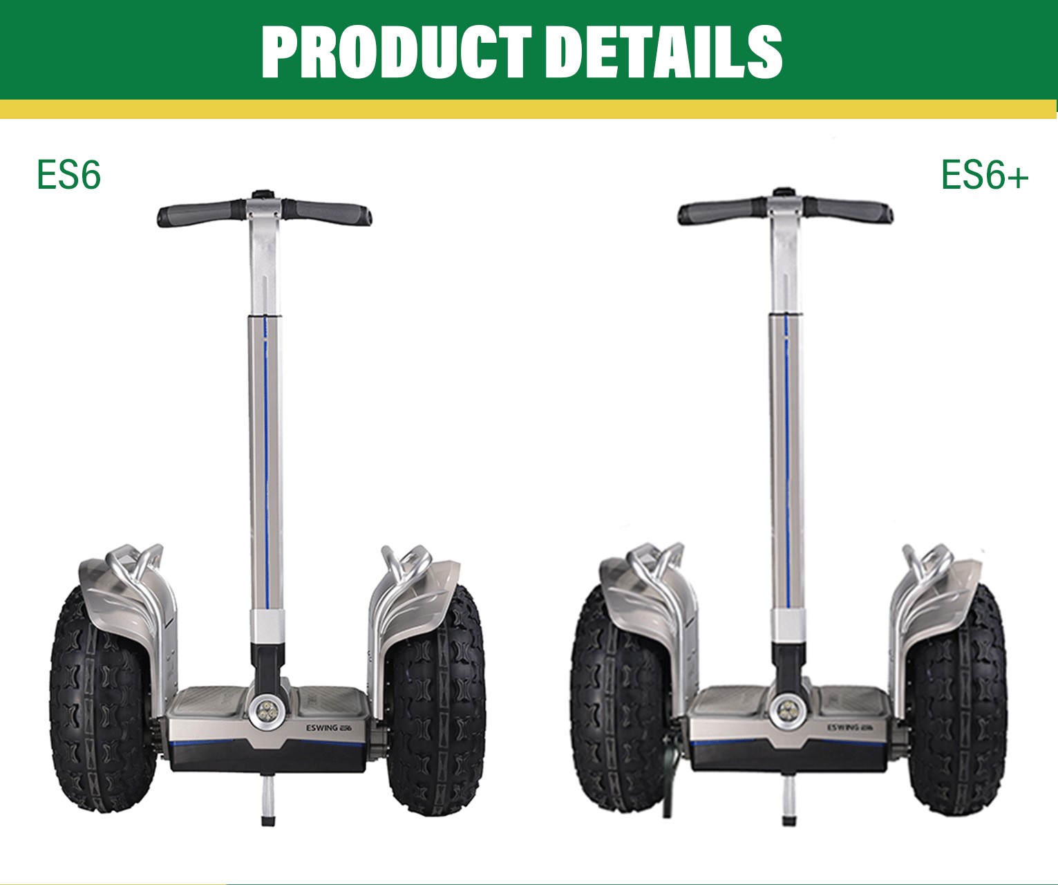 Eswing two wheel self balancing scooter security