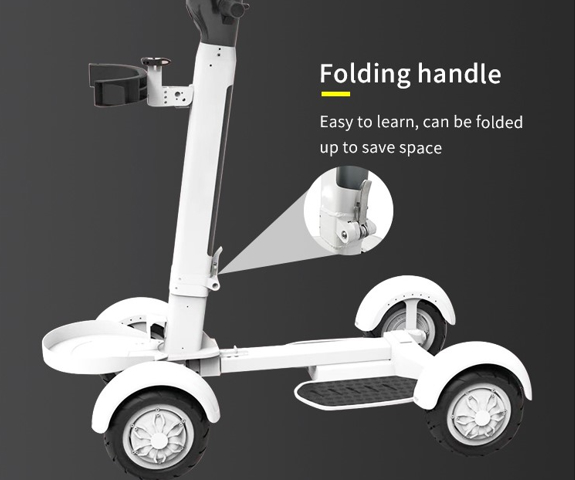 Folded Golf Cart