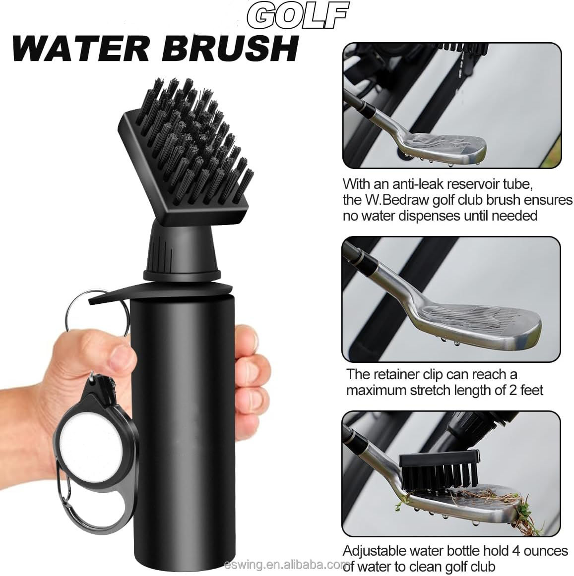 Golf Cleaning Brush with Water