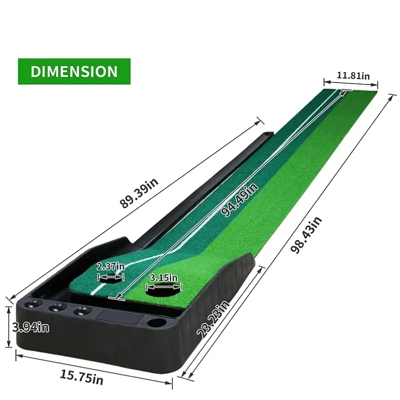 Eswing golf putting practice mat indoor