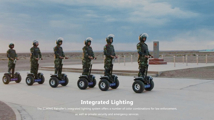 Eswing two wheel self balancing scooter security