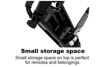 Small golf trolley storage space