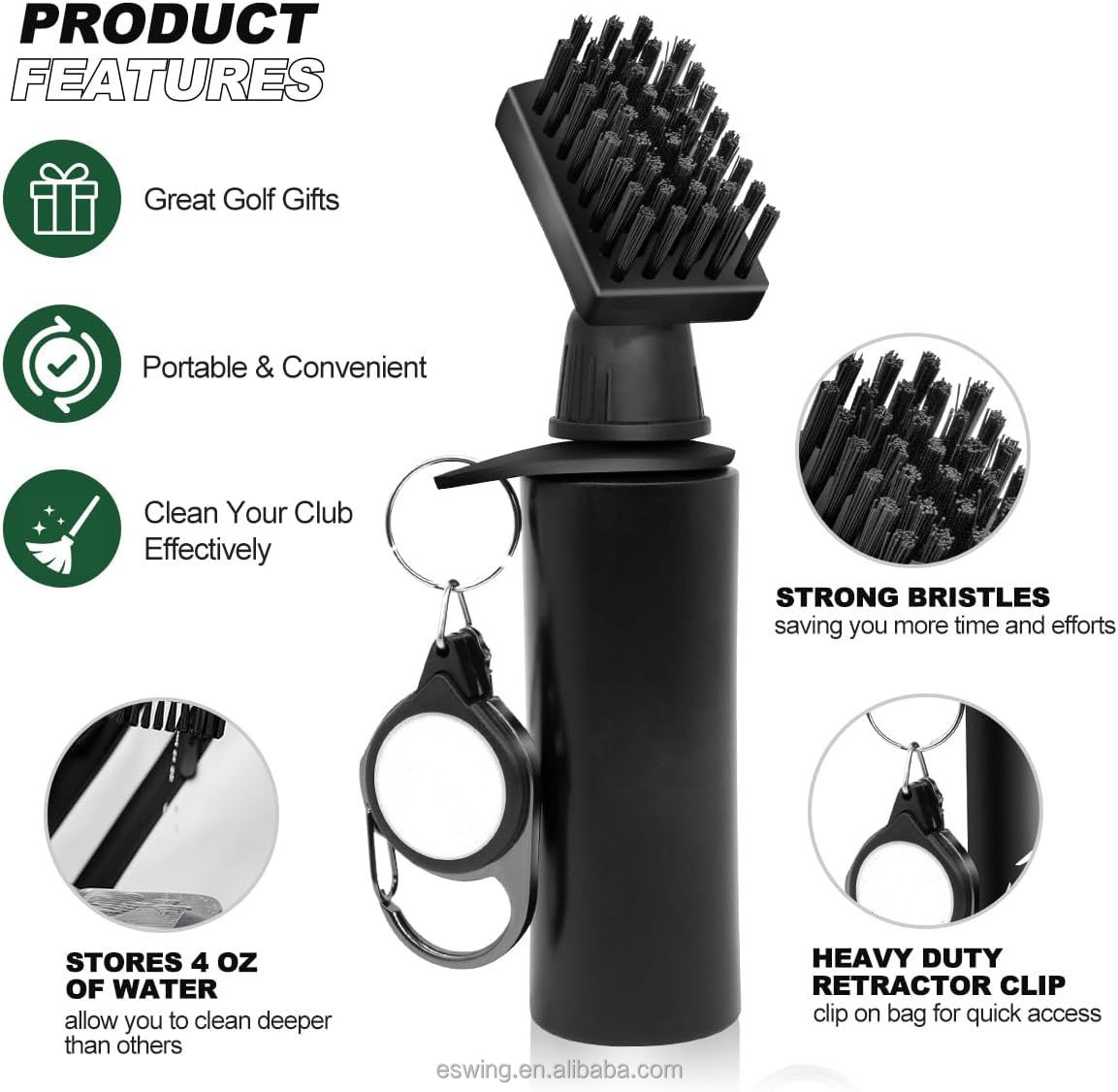 Golf Cleaning Brush with Water
