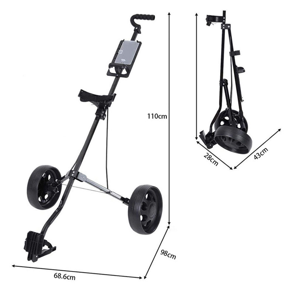 High-quality Lightweight 2-Wheel Golf Trolleys Hover Image
