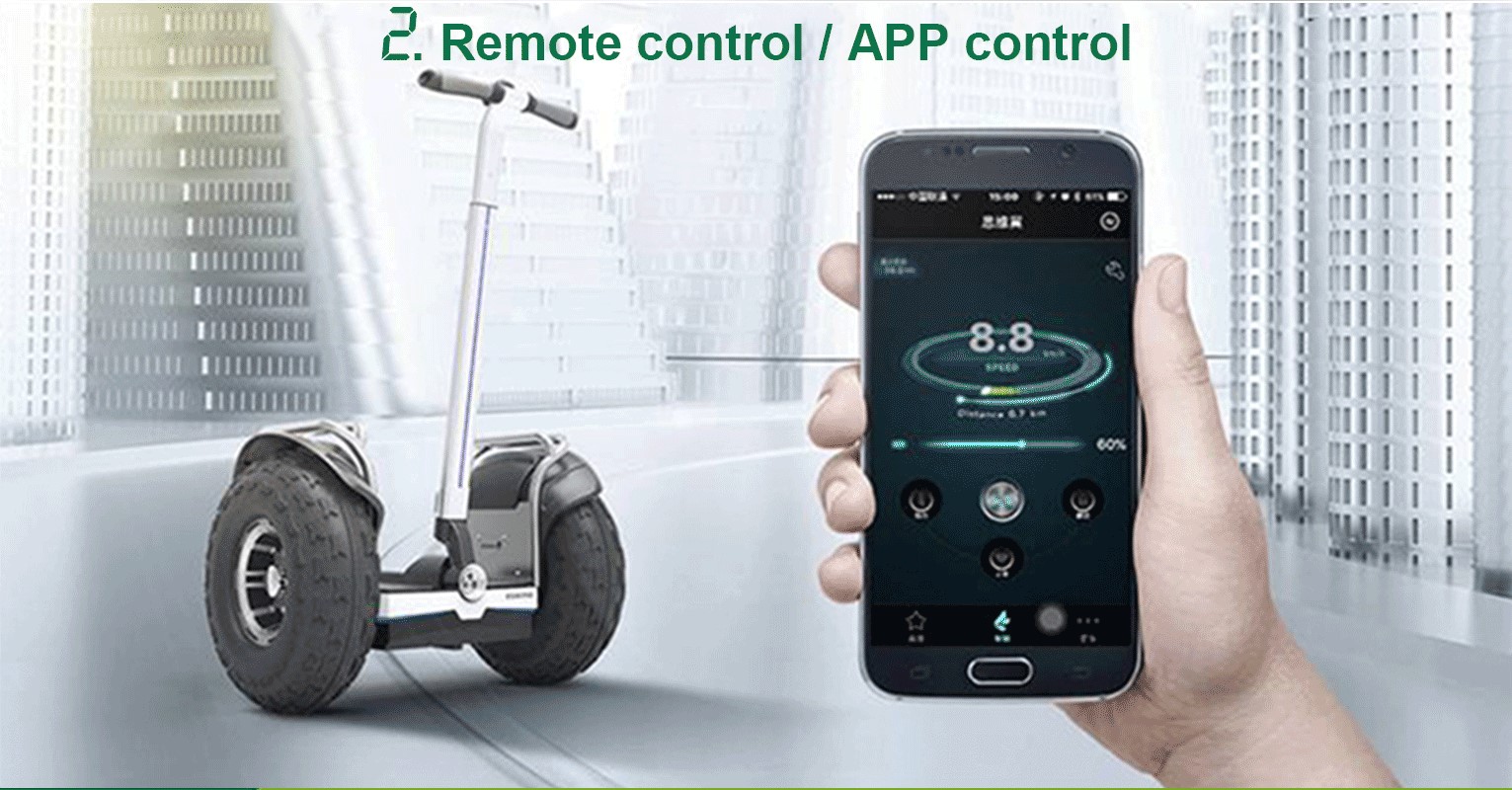 Eswing two wheel self balancing scooter security