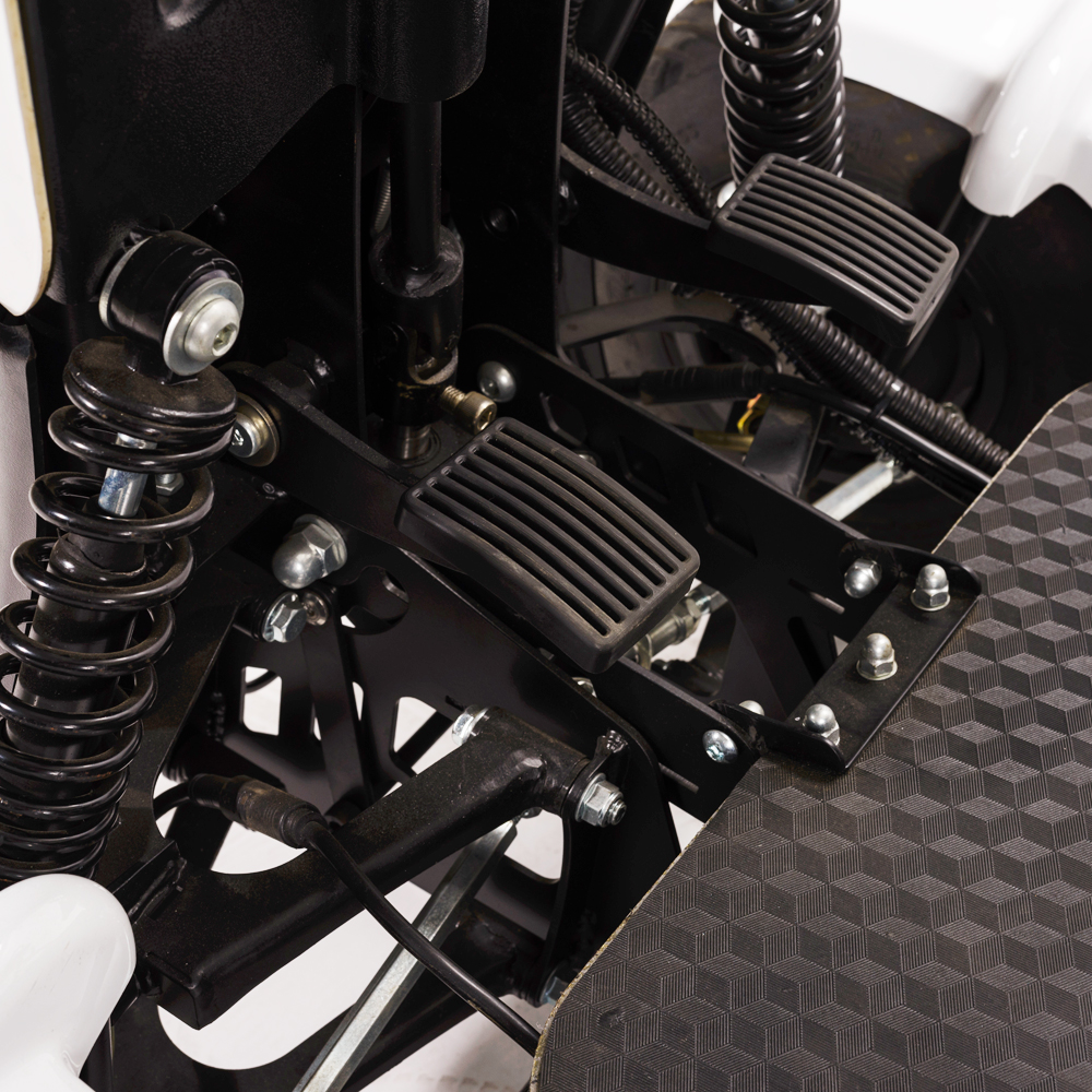 two seats 2000W 4 wheel electric folding golf cart