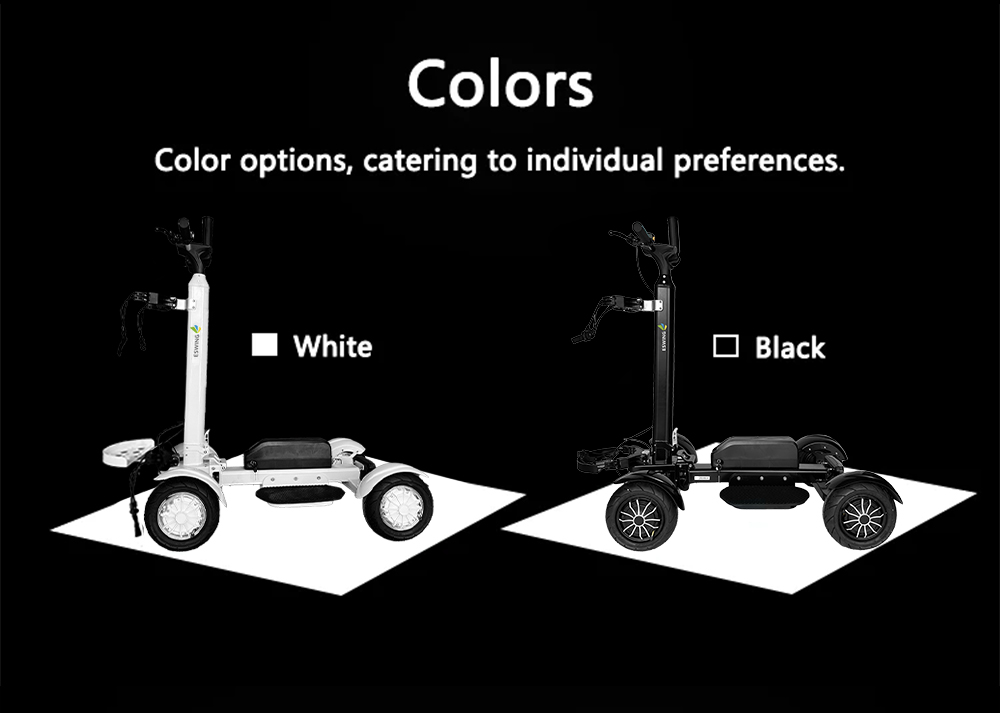4 wheels electric golf scooter