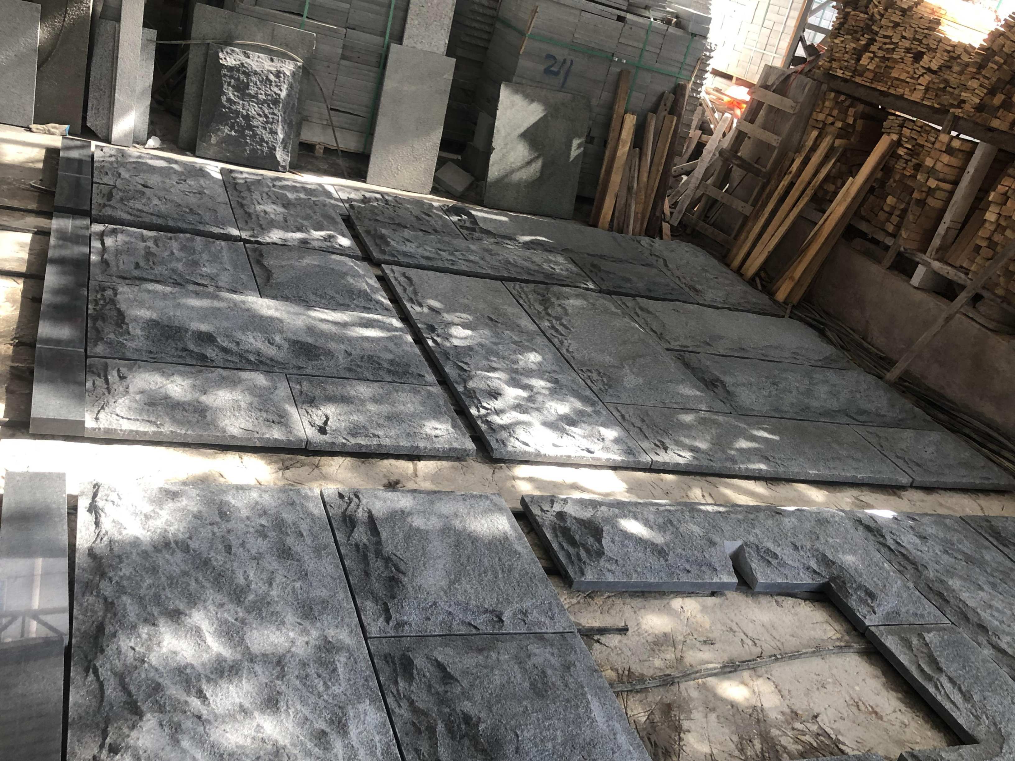 mushroom stone panel