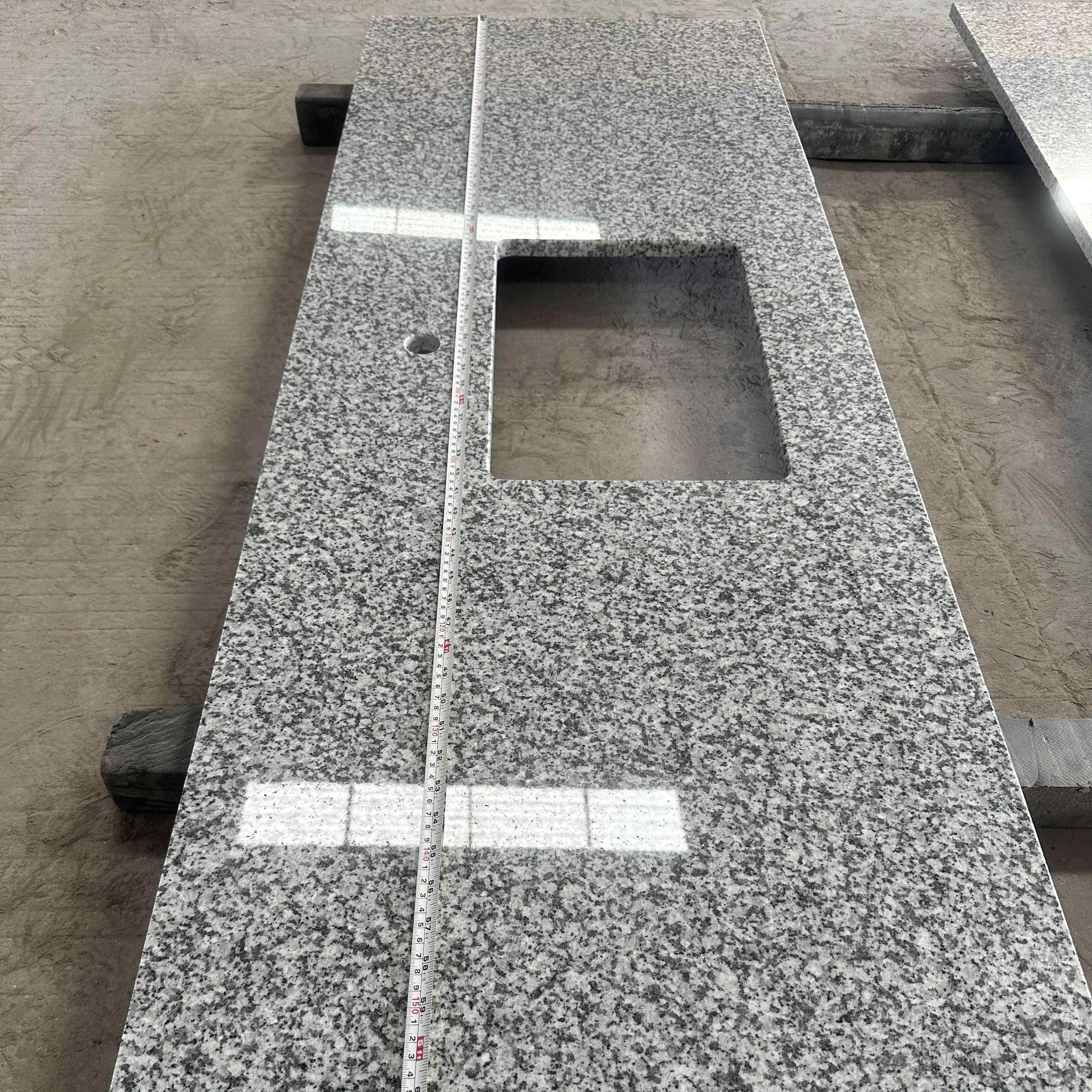 white pearl granite countertop