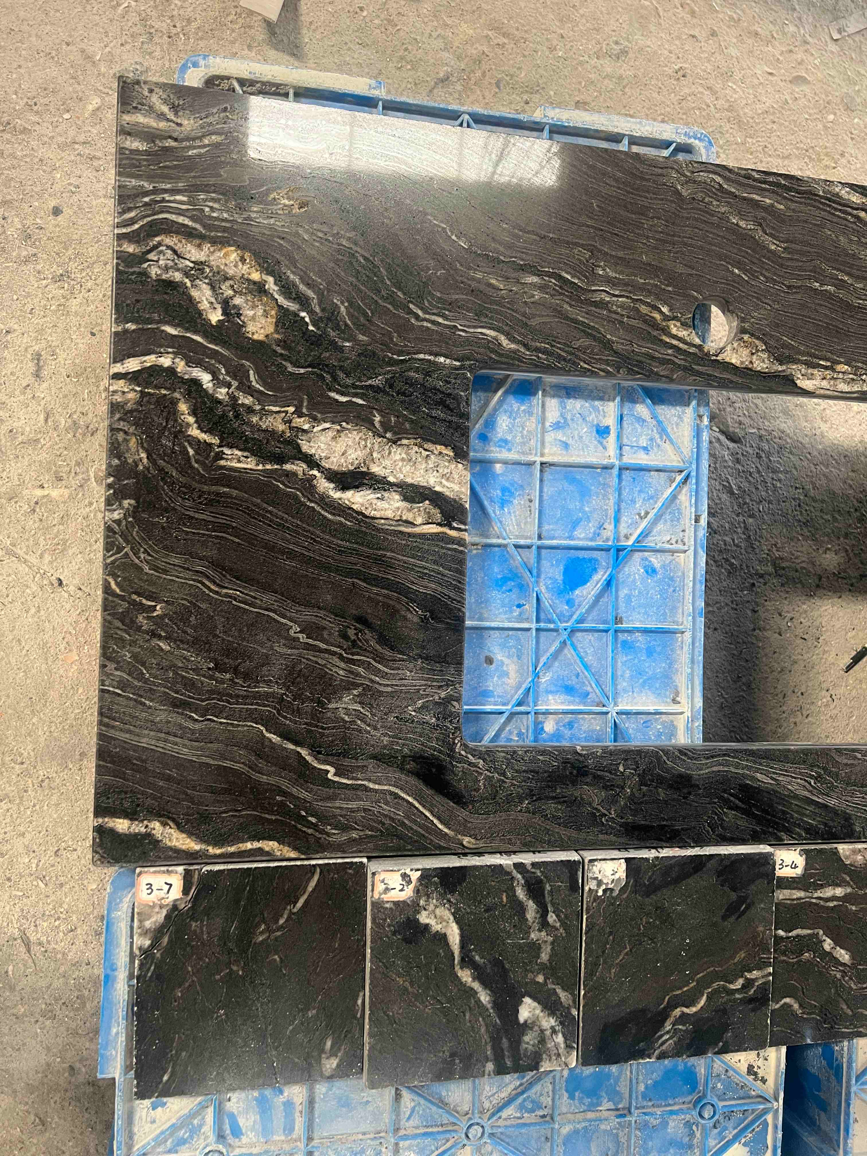 black fusion countertop
