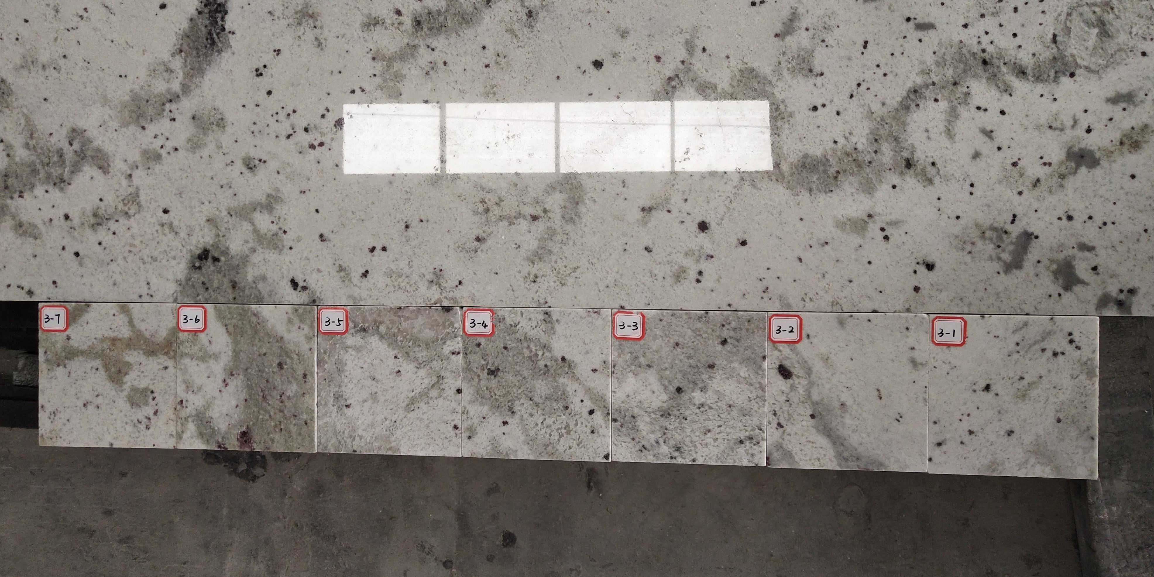 andromeda white granite countertops