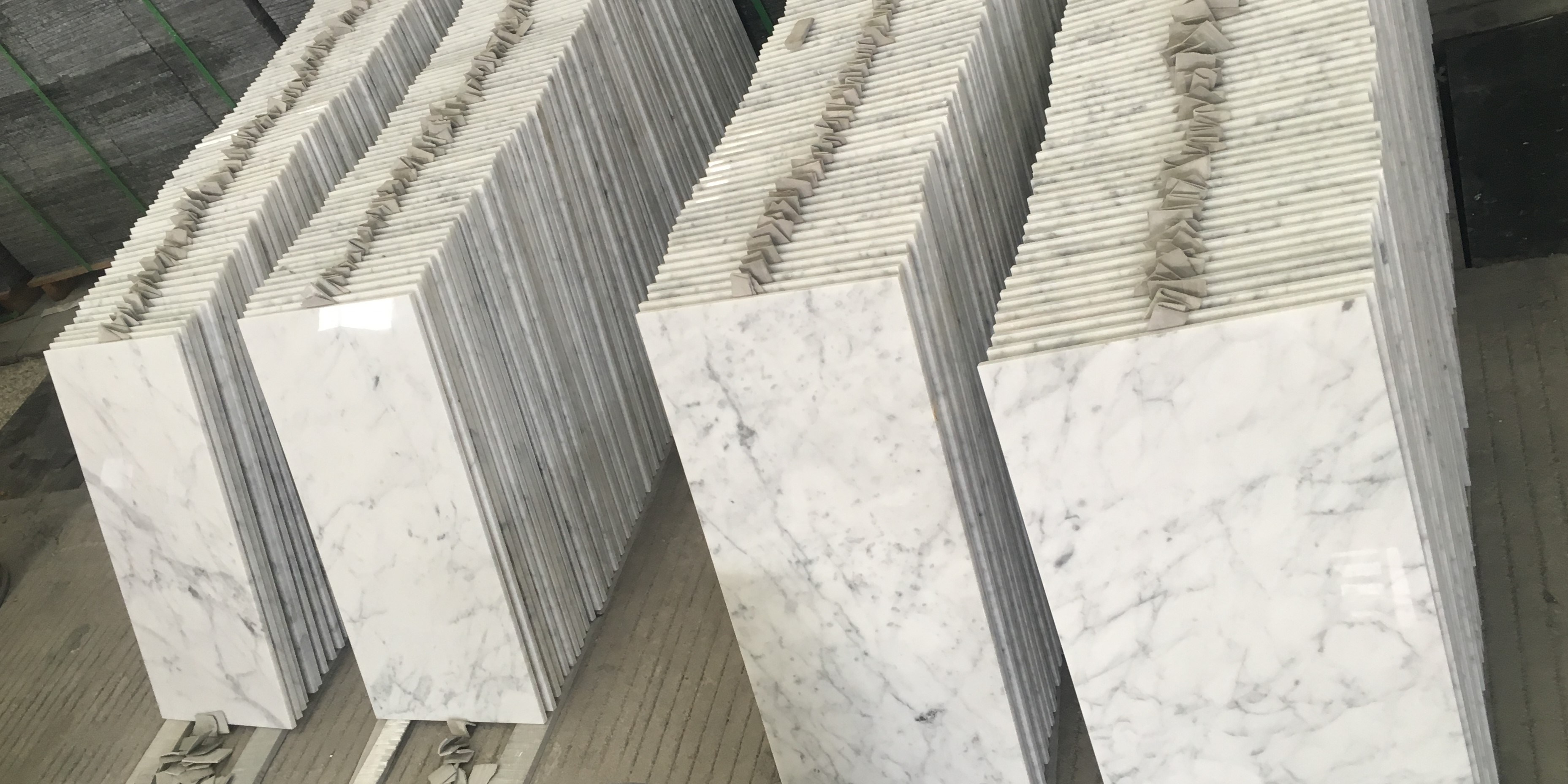 carrara marble white outdoor slab tiles