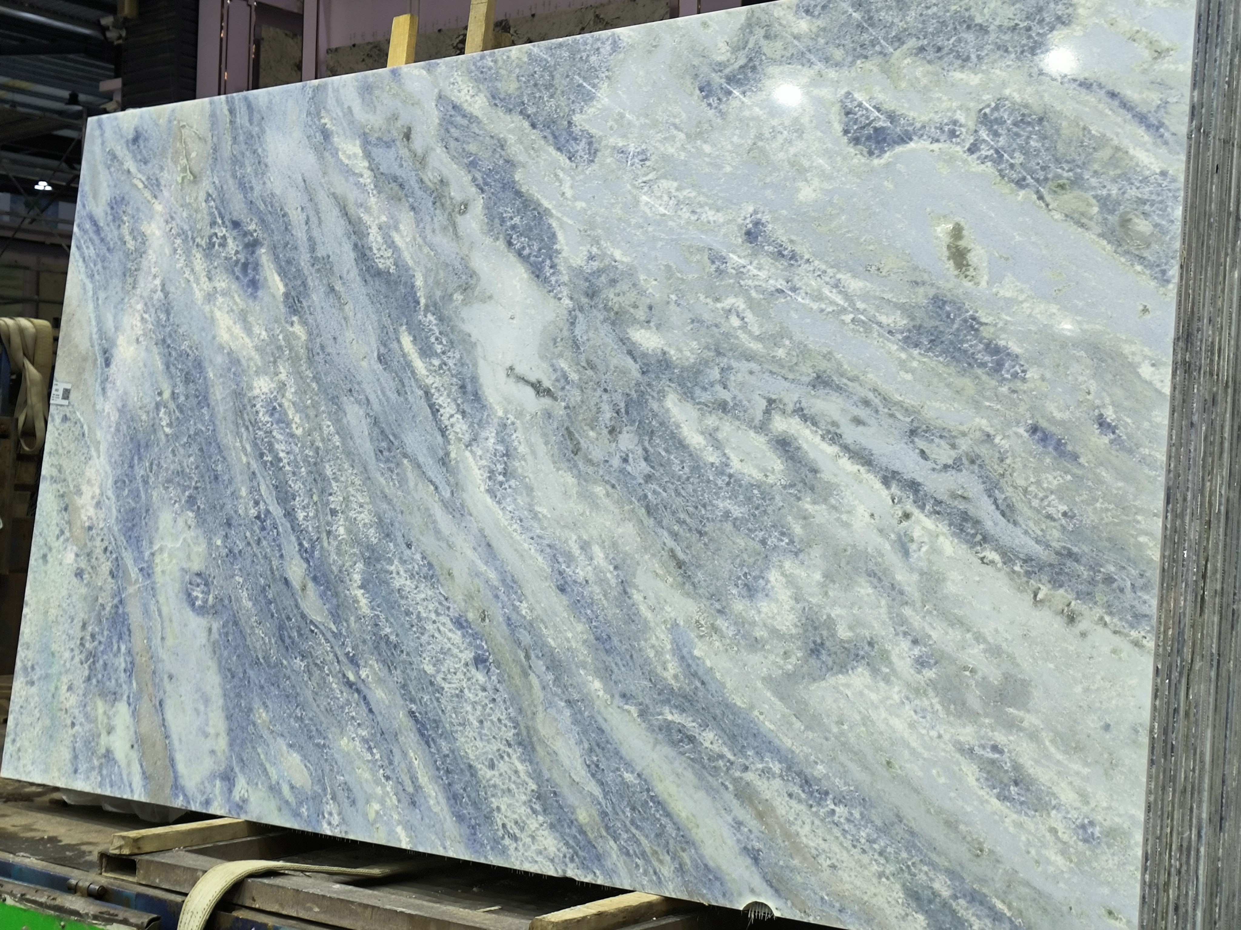 blue fantasy leathered granite