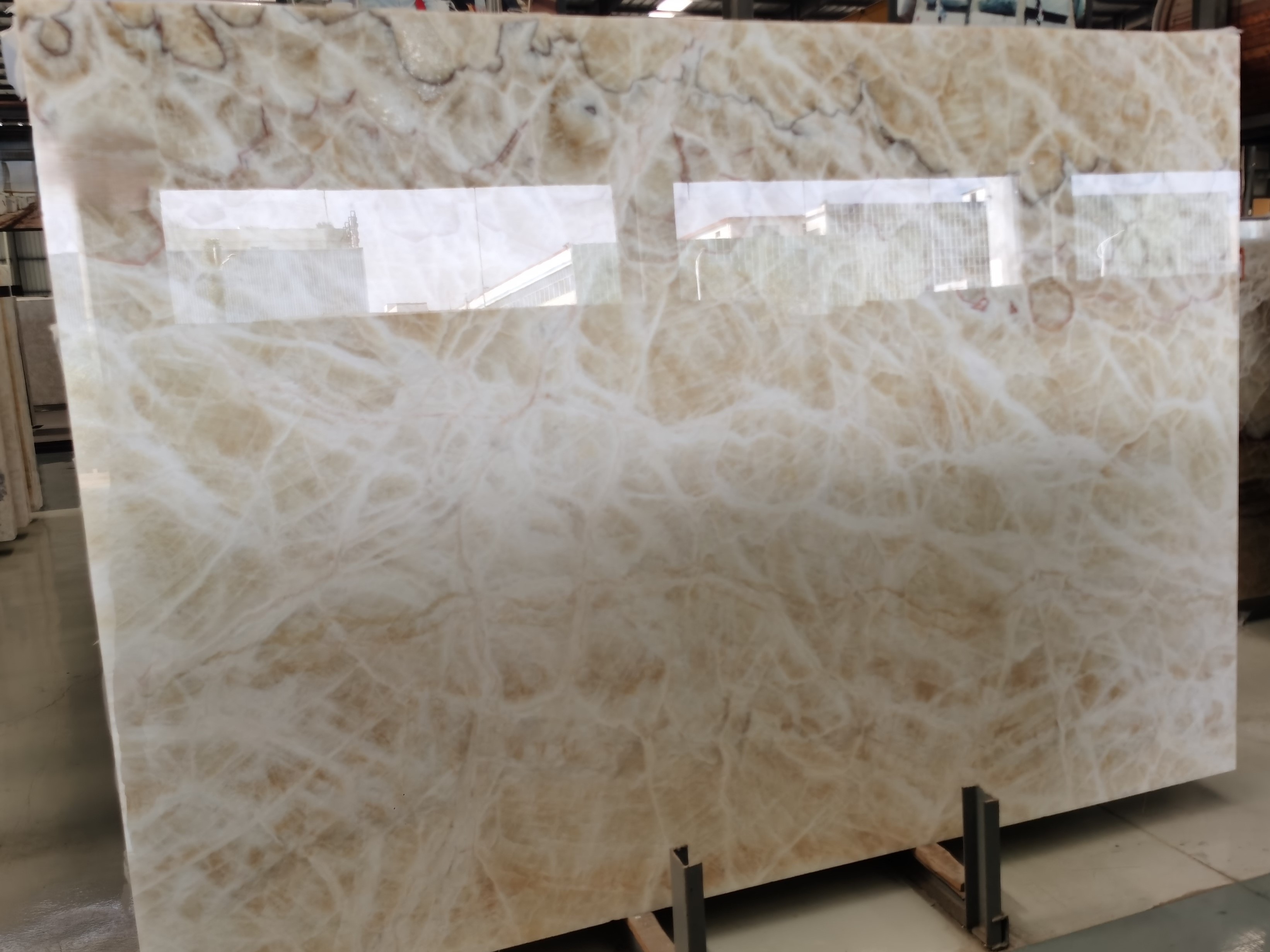 Pear Sugar Honey Onyx Slab