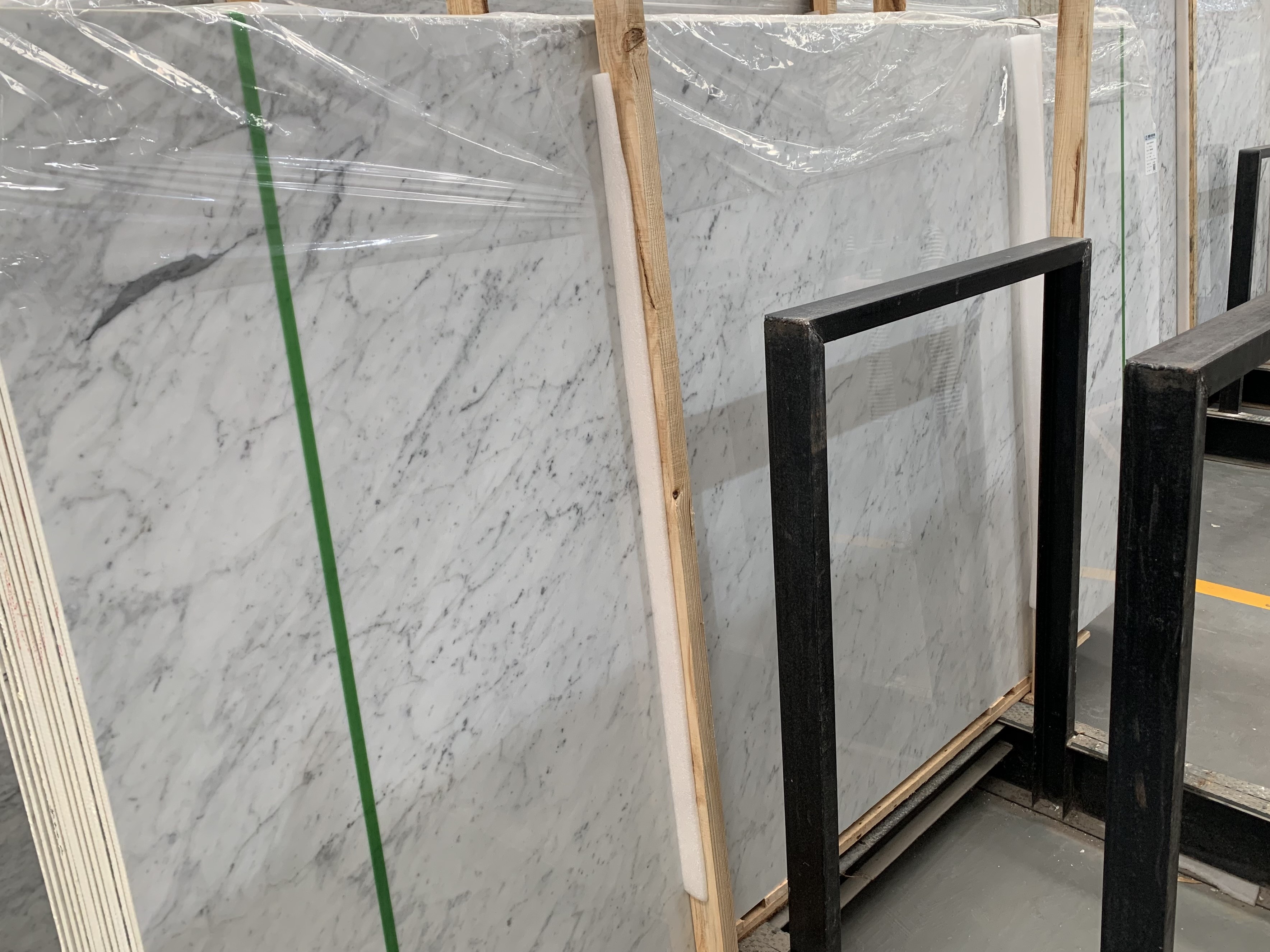 carrara white tile