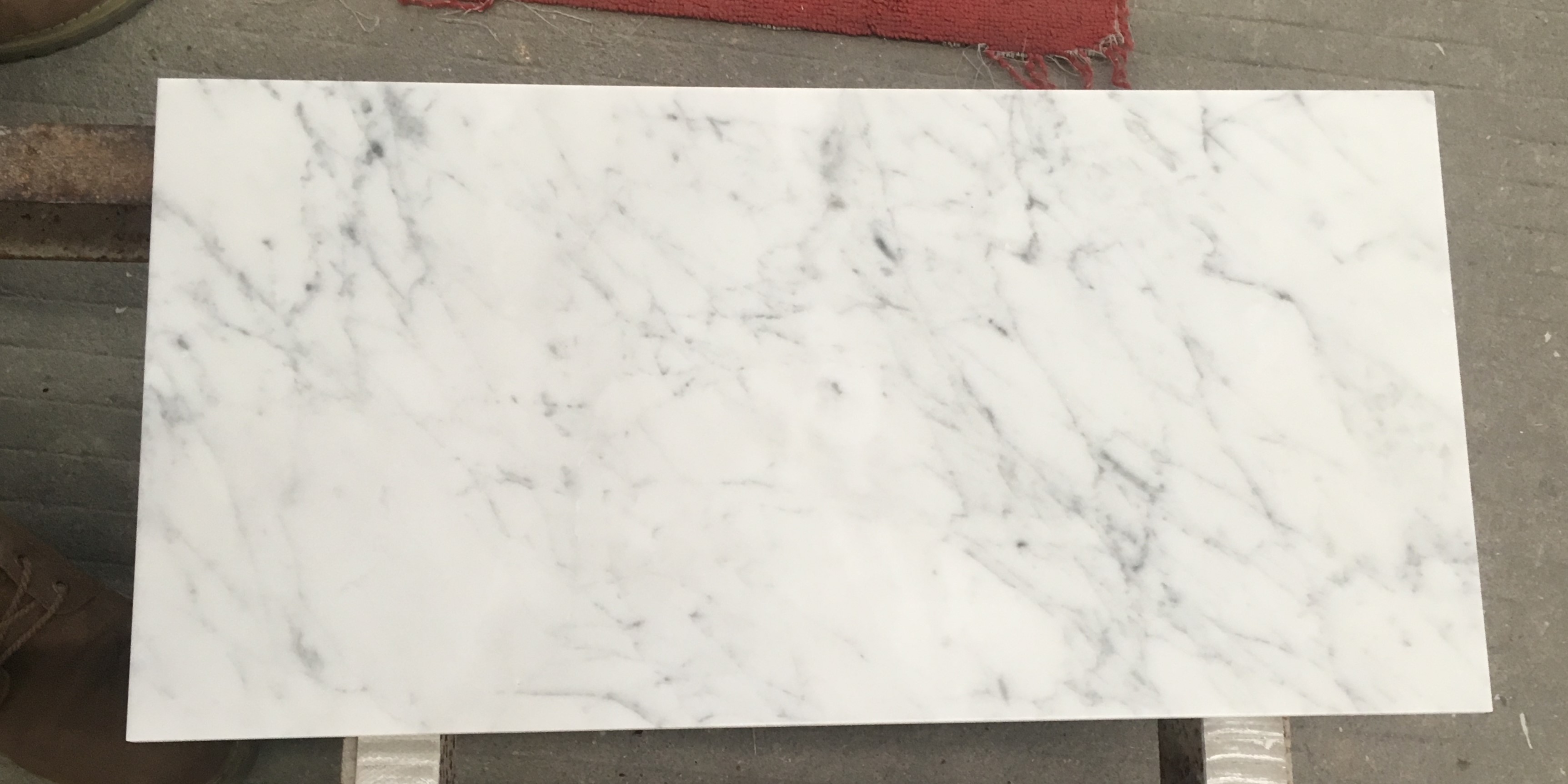 carrara white marble floor tiles