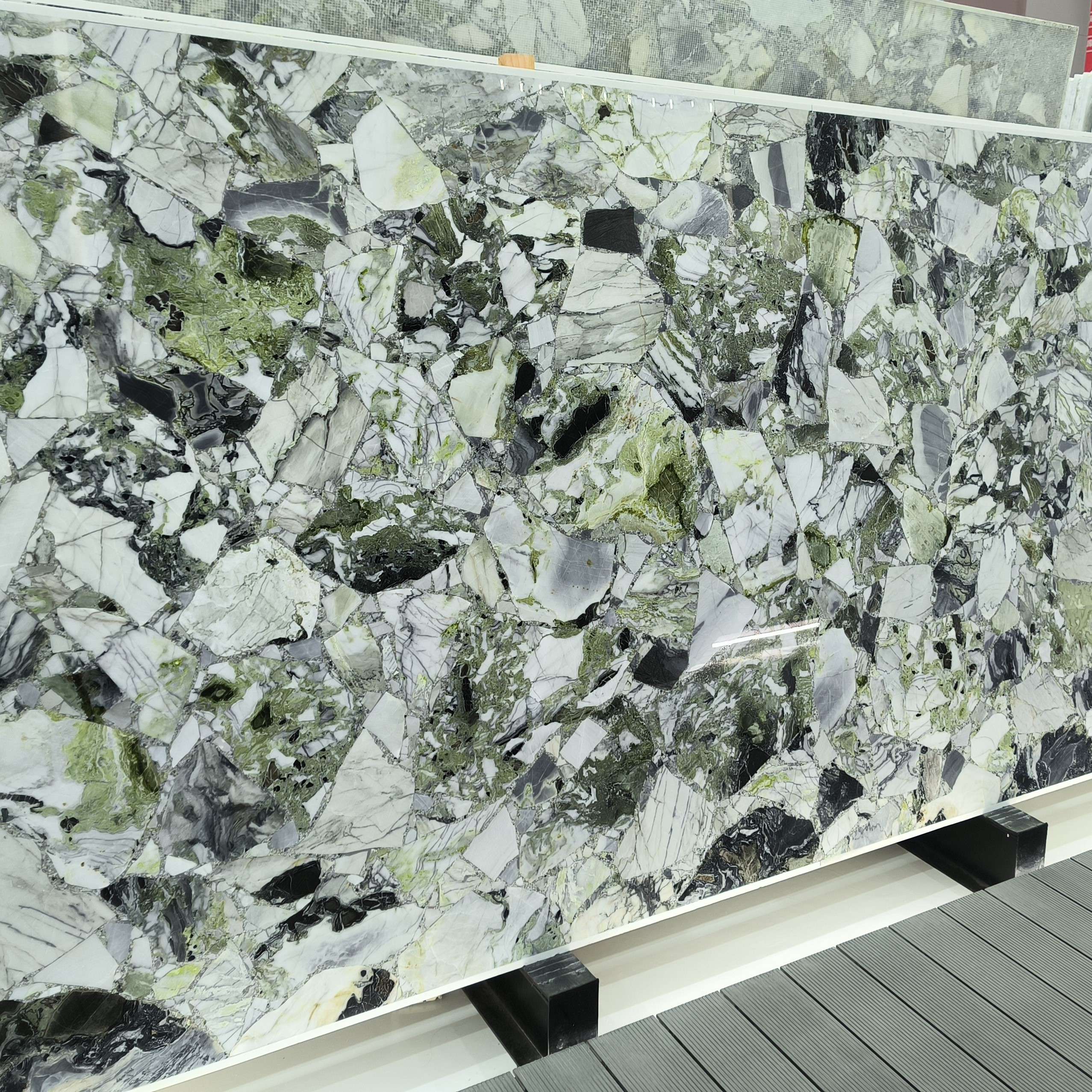 ice cream marble slab