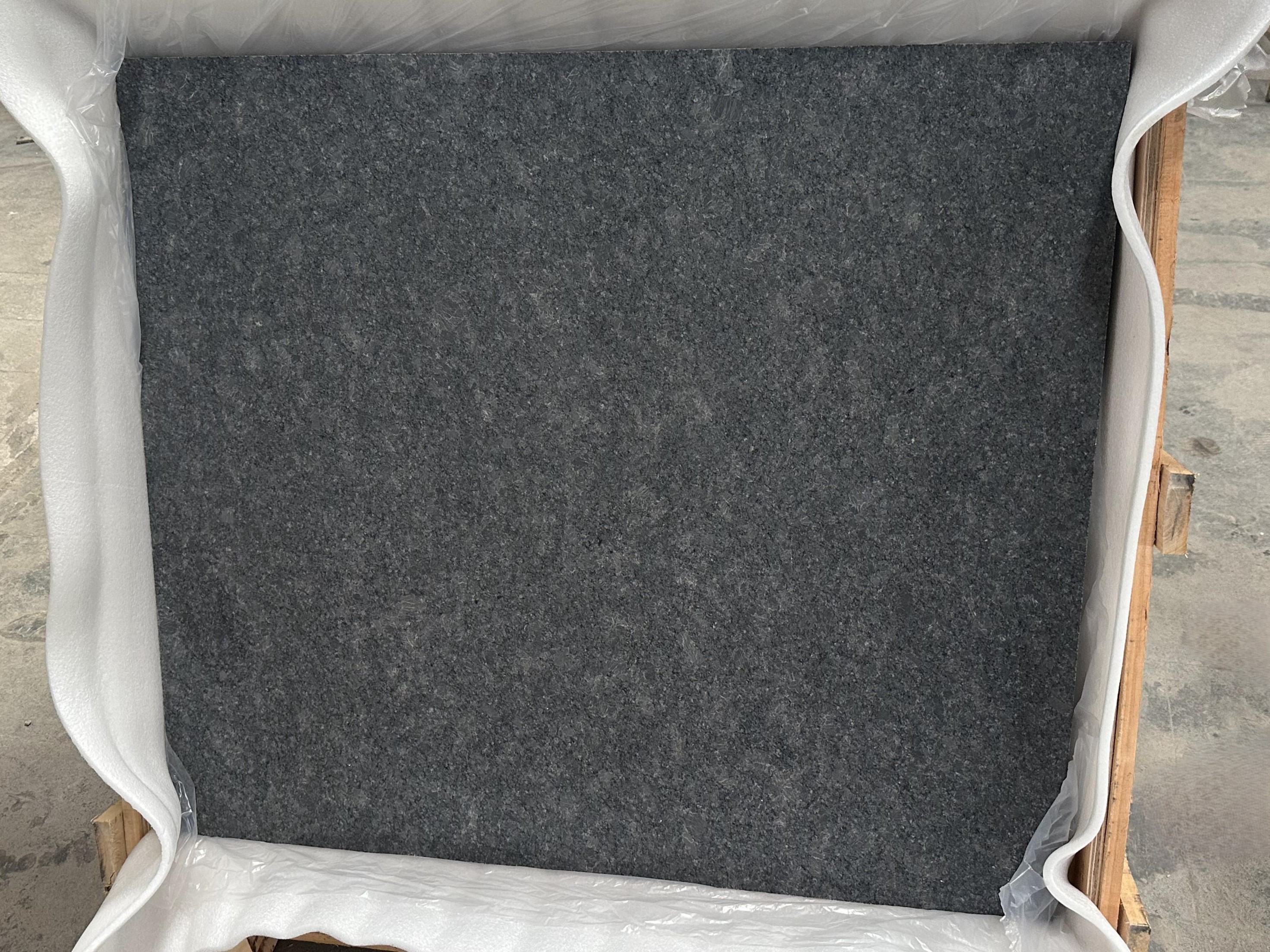 flamed steel grey granite cut to size
