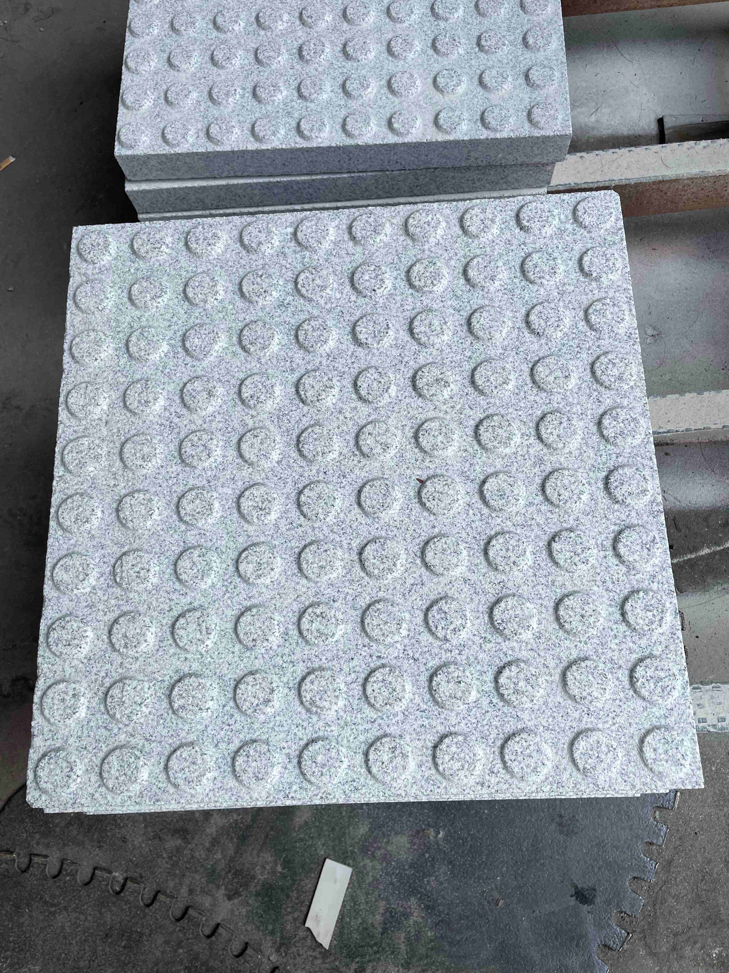 stone tactile paving
