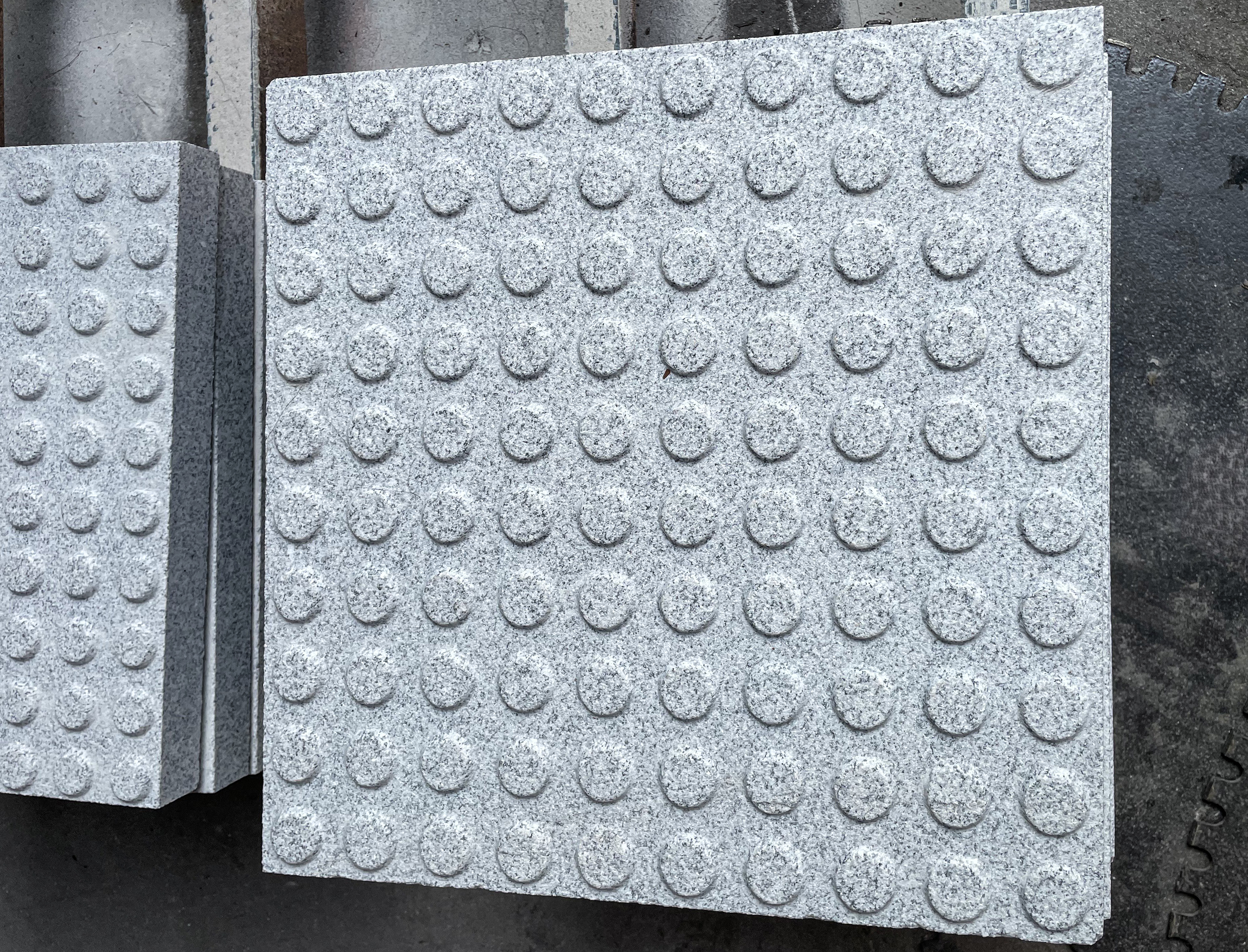 stone tactile paving