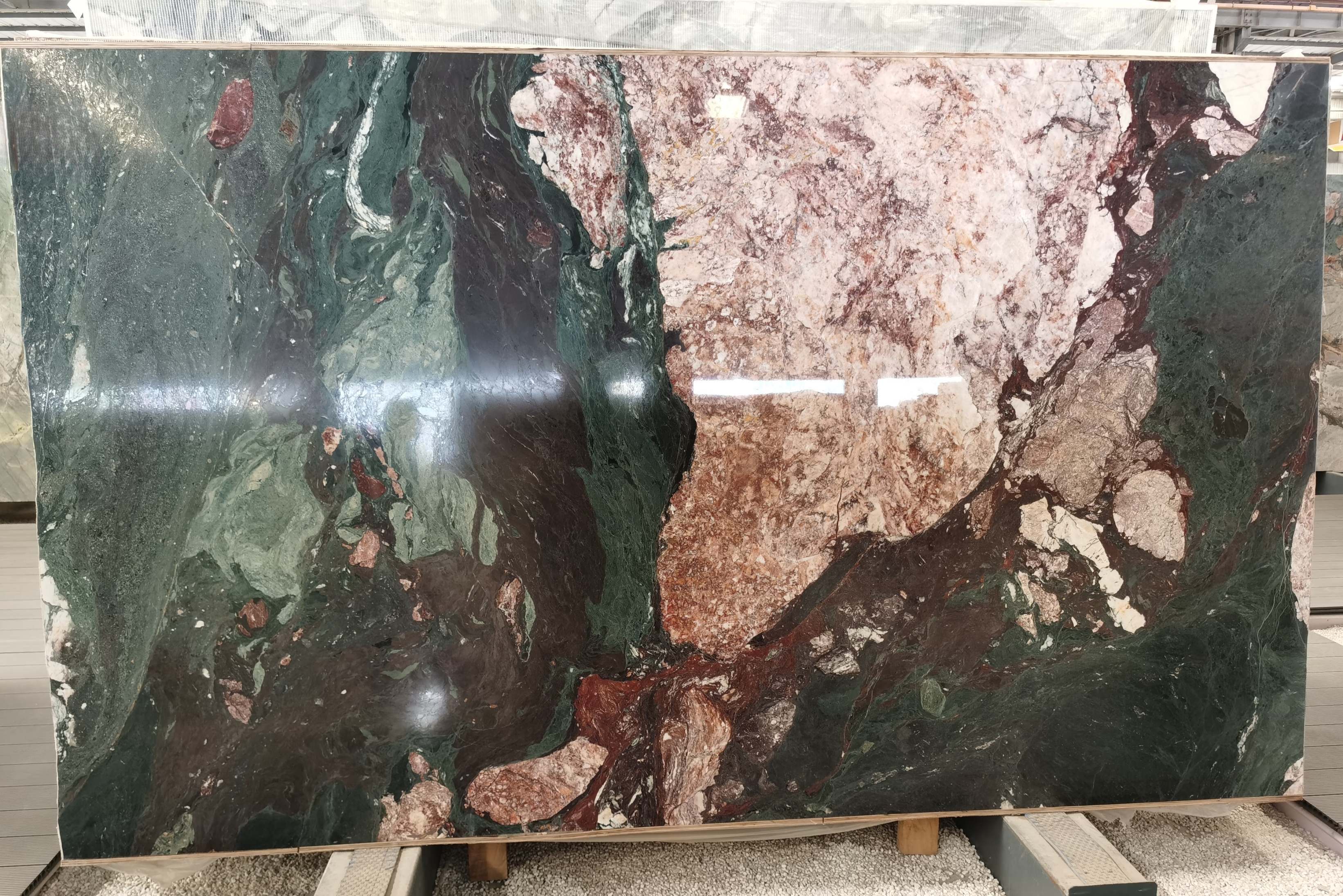 pink onyx marble slab