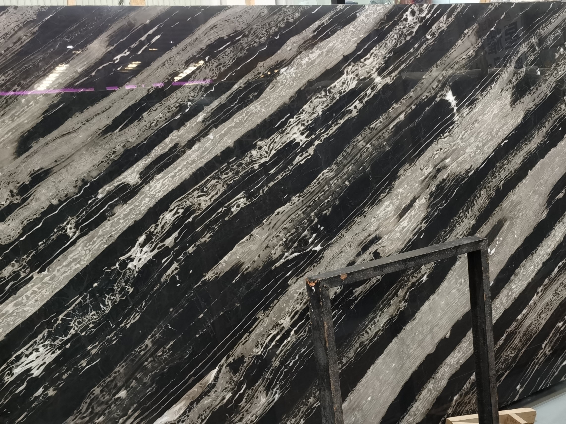 silver marble tile