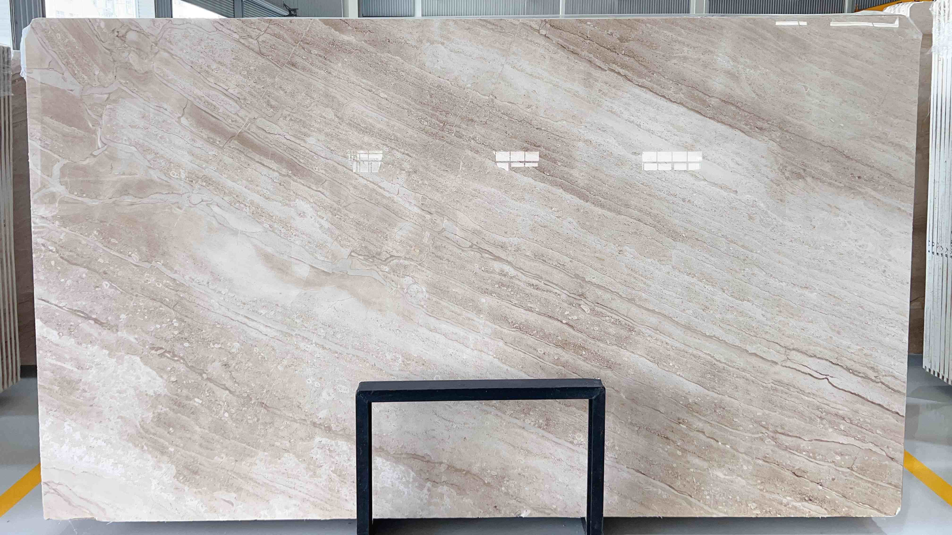 beige marble slabs