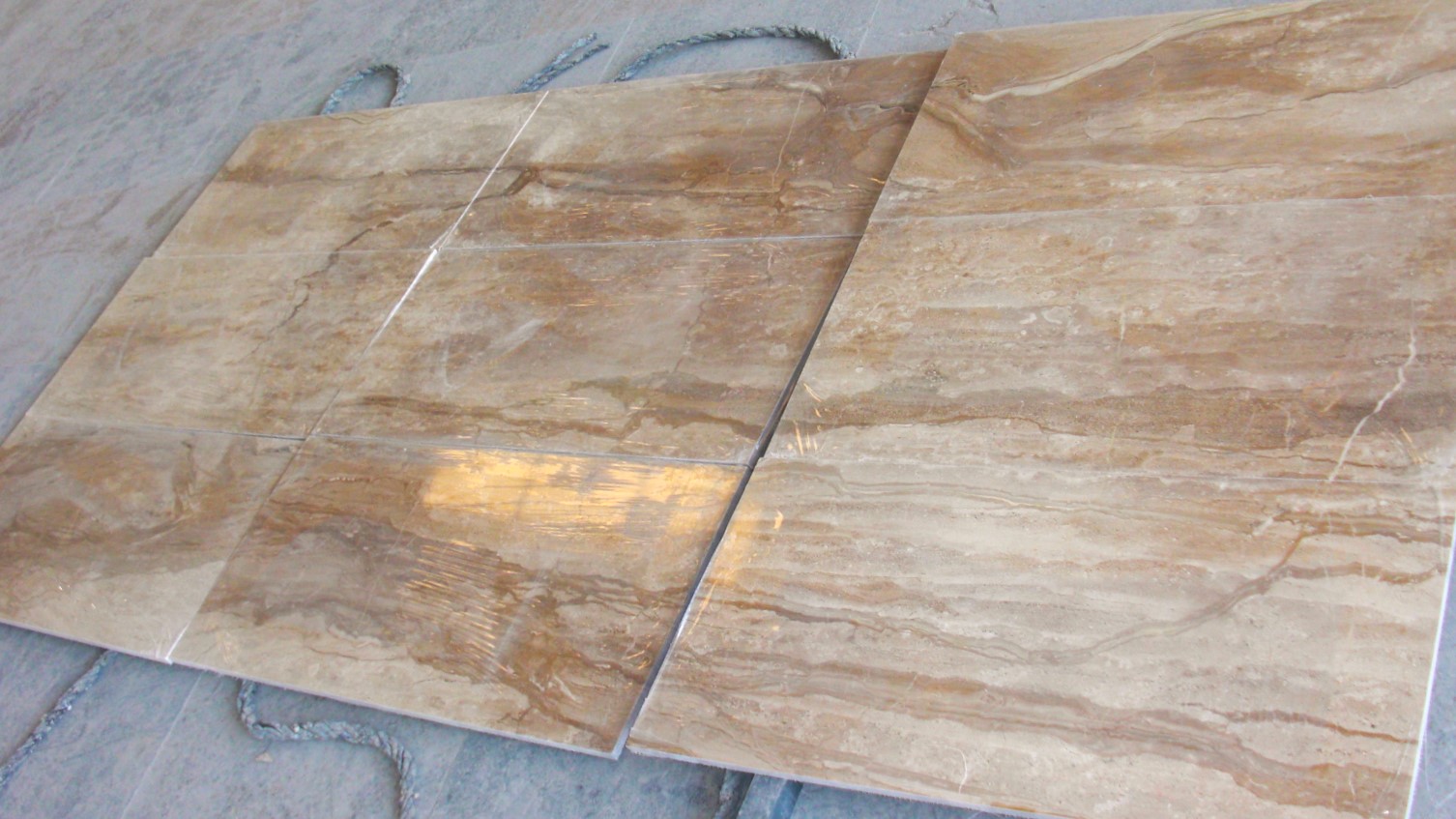 beige marble slabs
