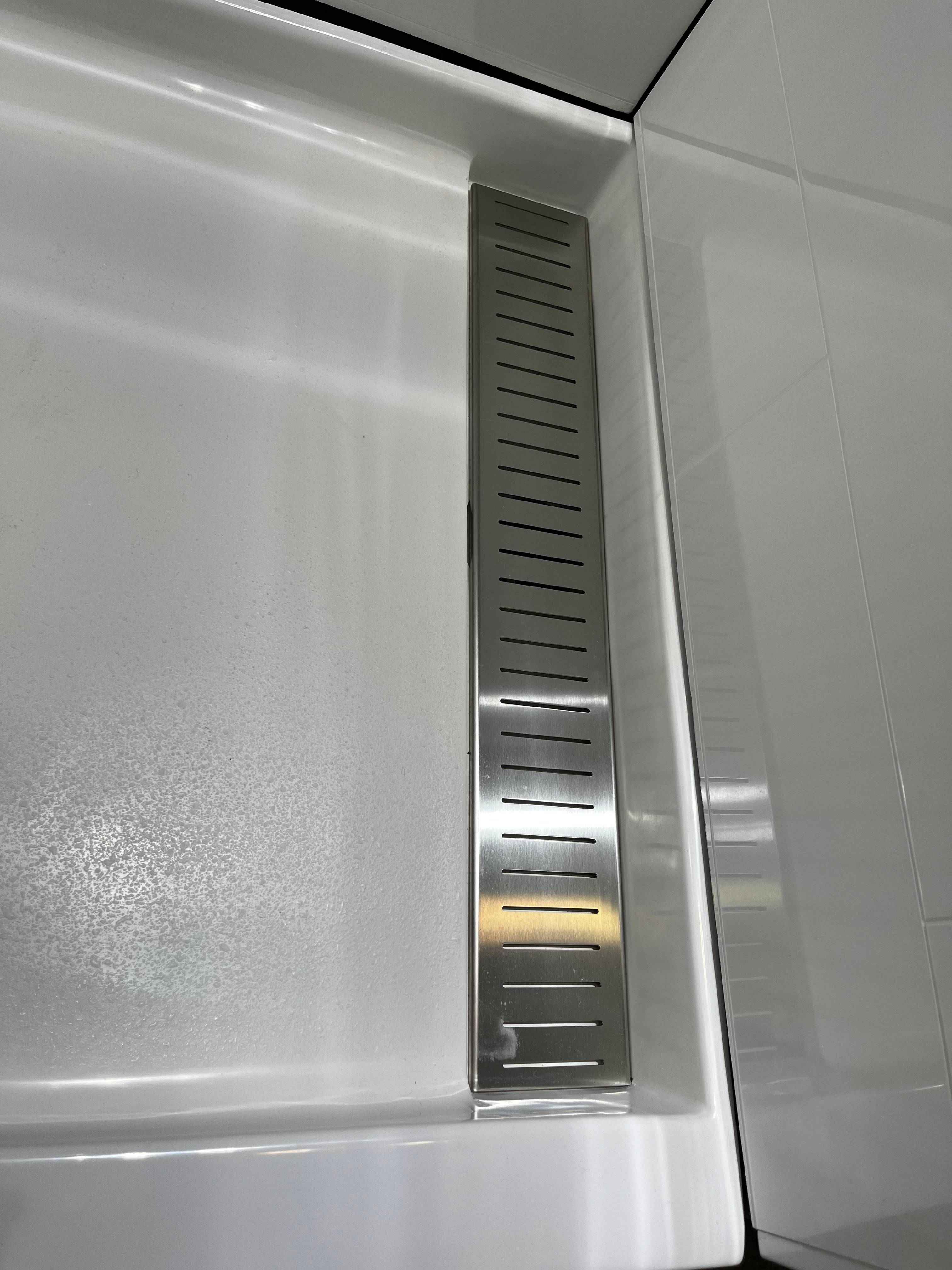 shower trench drain detail