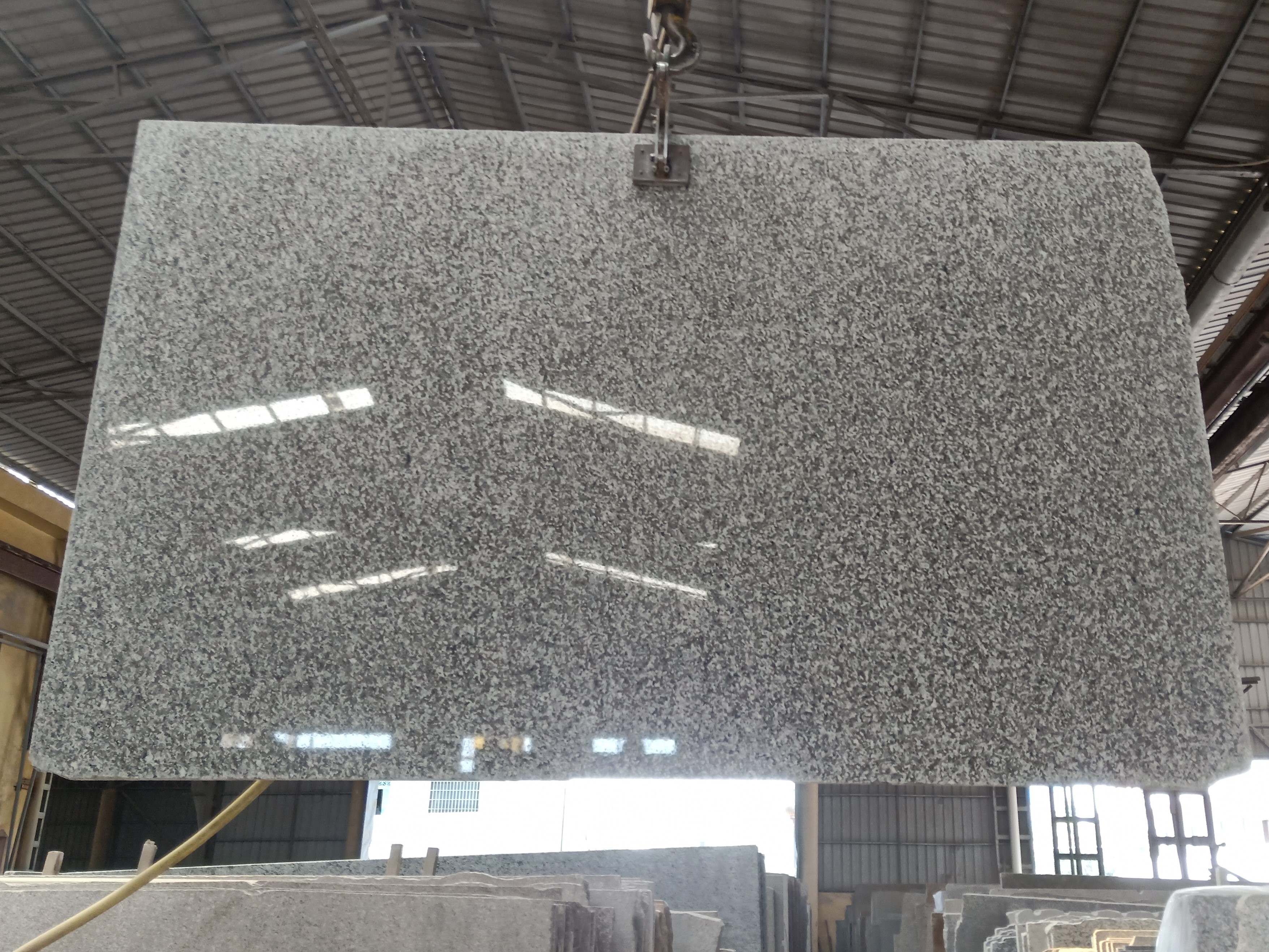 Luna Grey Granite Slab for Wholesale, gray granite slabs