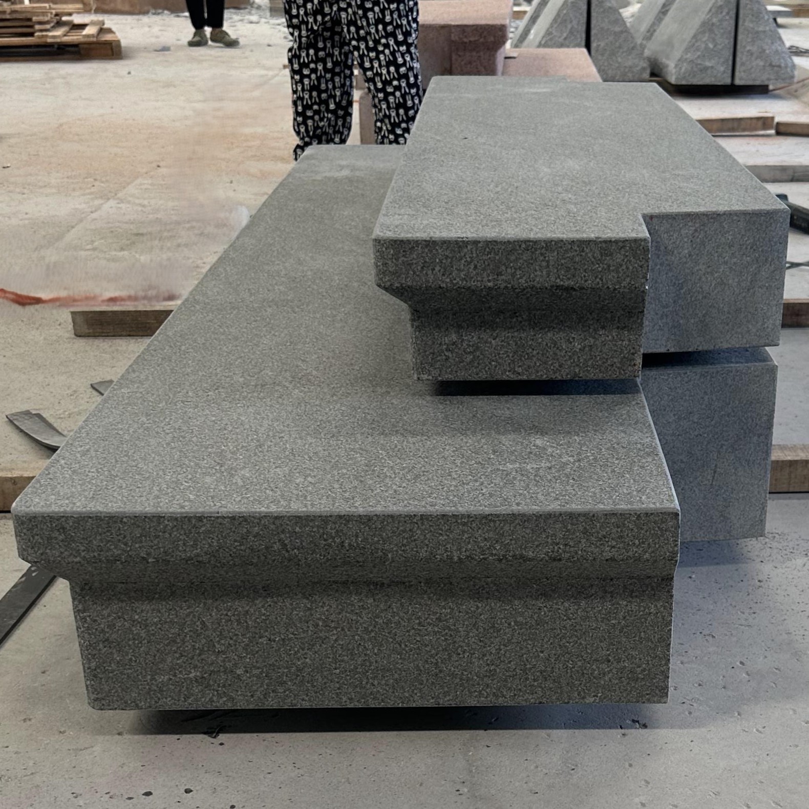 single granite step