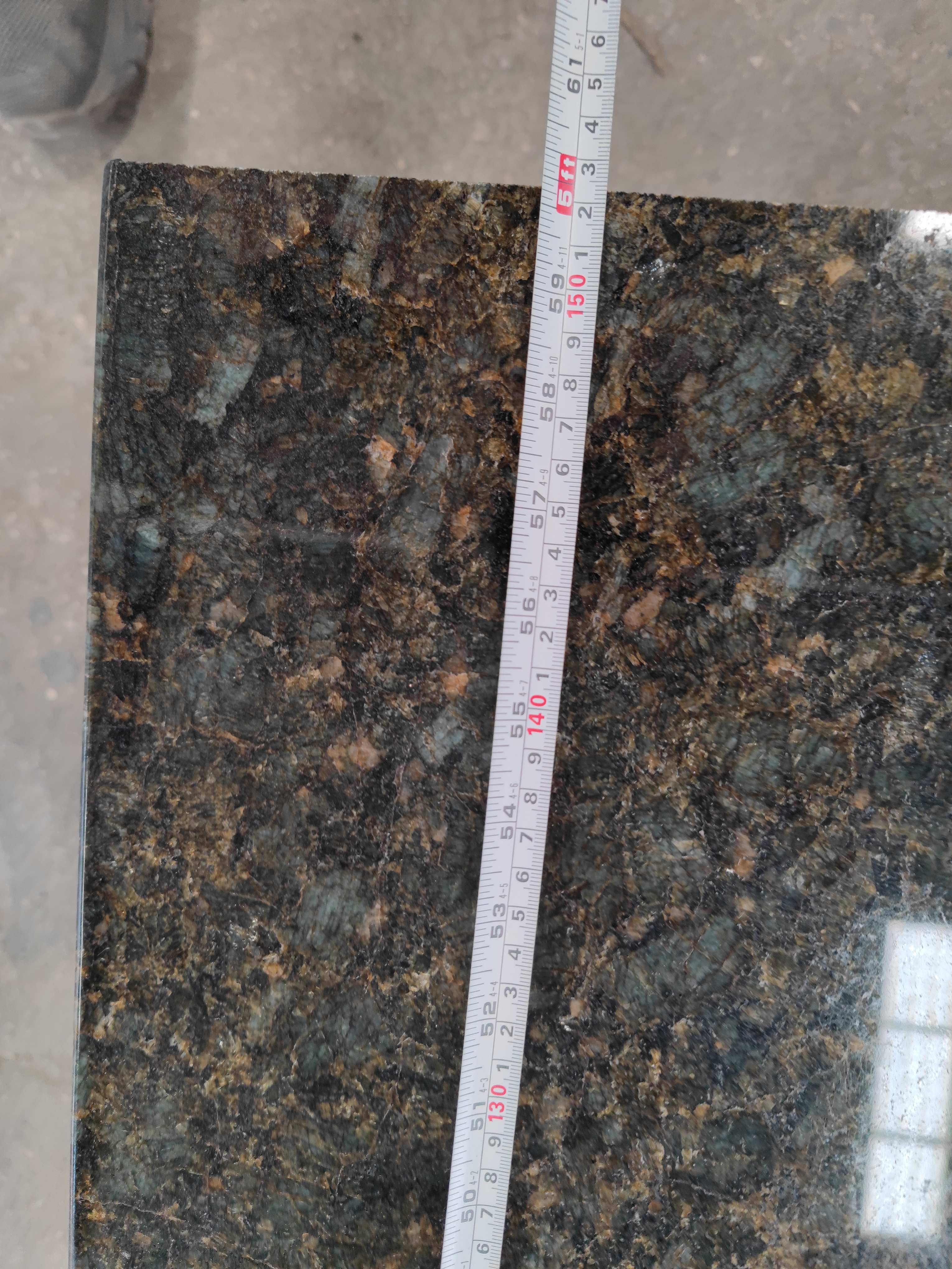 green butterfly granite