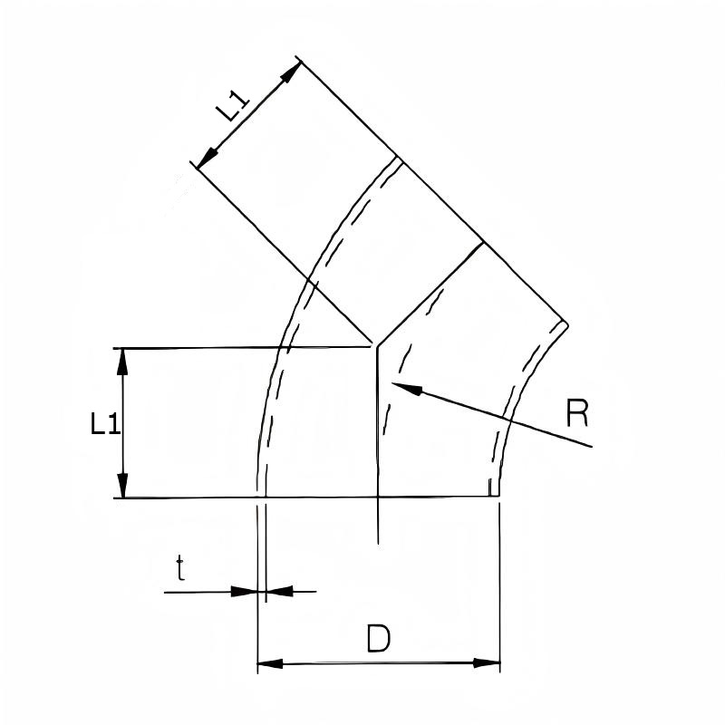 Sanitary stainless steel weld bends, Hygienic stainless steel weld bends, Sanitary weld bends, sanitary fittings, hygienic fittings, SS fittings