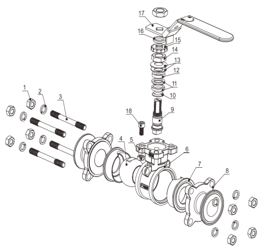 Sanitary full cavity ball valves, Hygienic full cavity ball valves, Sanitary SS non-retention ball valves, sanitary valves, hygienic valves, SS valves