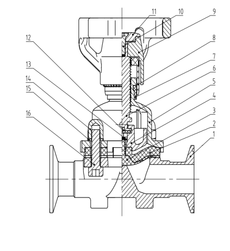 Aseptic diaphragm valves, Sanitary aseptic diaphragm valves for sterile applications, Pharmaceutical diaphragm valves, sanitary valves, hygienic valves, SS valves