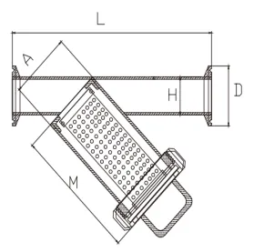 Filtros coladores higiénicos, Filtros coladores sanitarios, Filtros coladores higiénicos SS, accesorios para tuberías sanitarias, accesorios para tanques de alta pureza, accesorios para tuberías de alta pureza, accesorios para tanques sanitarios accesorios sanitarios, accesorios higiénicos