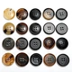 designer coat buttons