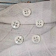 mens white linen button down shirt