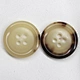 Natural 4-holes buffalo horn button