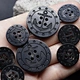 antique horn buttons