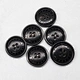 black horn buttons