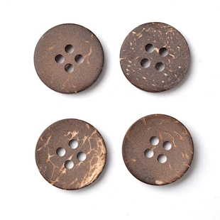 4 holes button