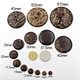 coconut buttons