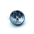 Shiny buttons add a touch of subtle glamour and refinement to any garment.