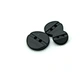 The buttons on a black suit are subtle yet impactful details that contribute to its overall sophistication