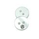 Rhinestone 2-hole 18L plastic buttons buttons for clothing